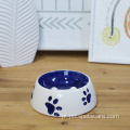 PET personalizável de luxo Cerâmica Pet Dog Bowl